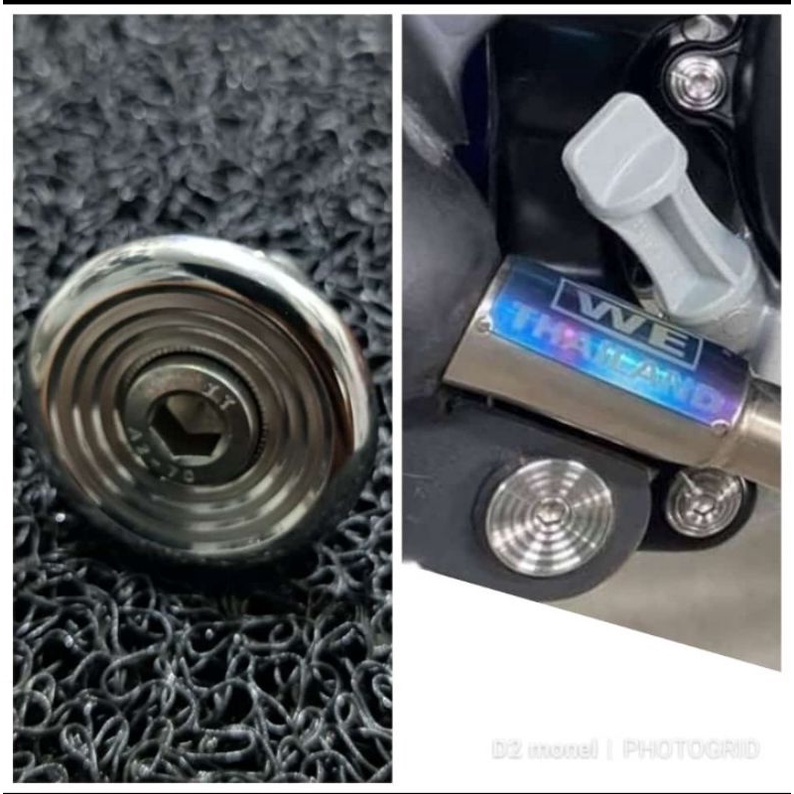 baut knalpot coin knalpot mio fino soul stainless model payung