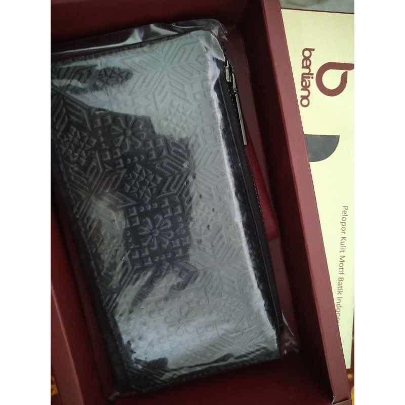 dompet menik berliano songket hitam