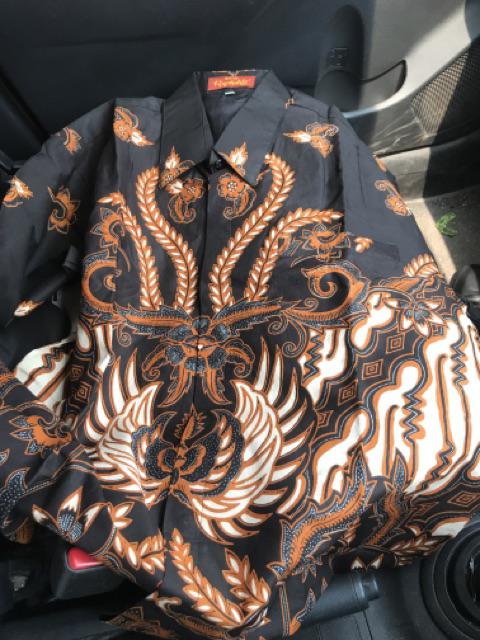 Peksi Kalasan Kemeja Batik Pria Full Furing Bahan Katun Primisima