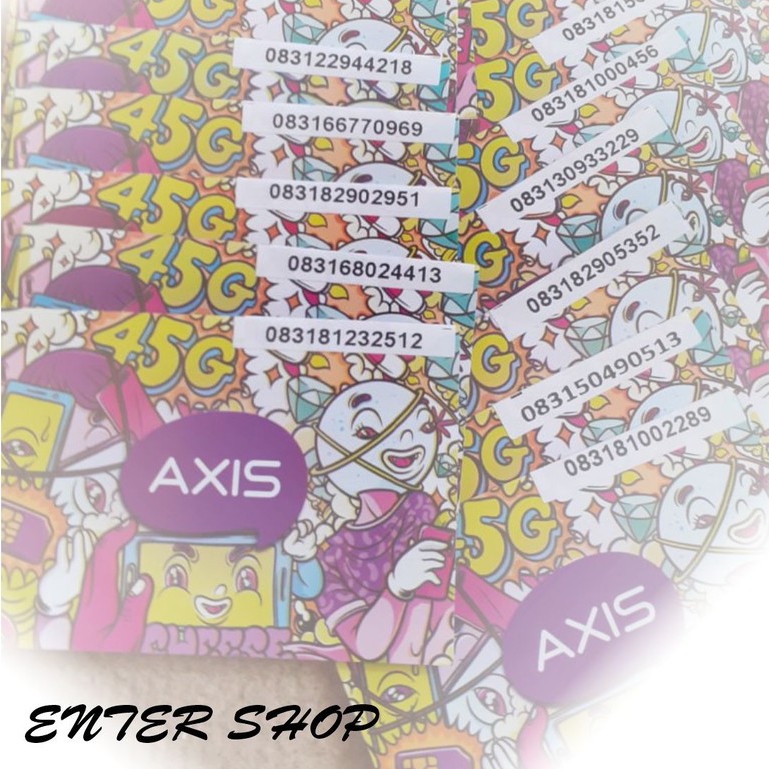 Perdana AXIS AKTIF ACAK TENGAH, Siap Pakai