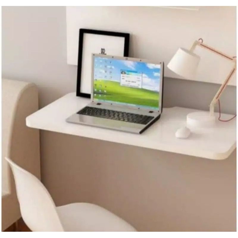 Meja Lipat Dinding Meja Laptop Portable Meja Belajar Lipat Dinding