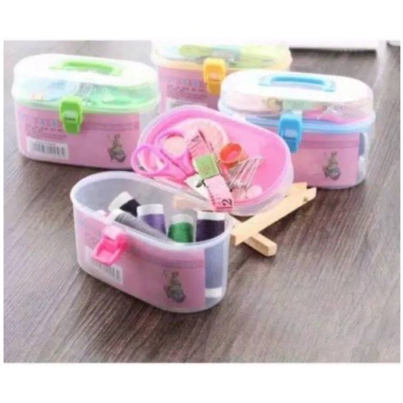 Alat set jahit - Sewing kit box - peralatan jahit