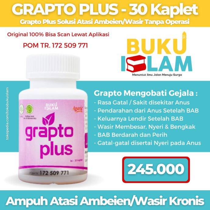 

TERBARU Grapto Plus Obat Herbal Ambeien Akut Ambien- Grapto Wasir Ampuh 100% /OBAT HERBAL ASAM URAT/OBAT HERBAL PELANGSING/OBAT HERBAL KOLESTEROL/OBAT HERBAL DIABETES