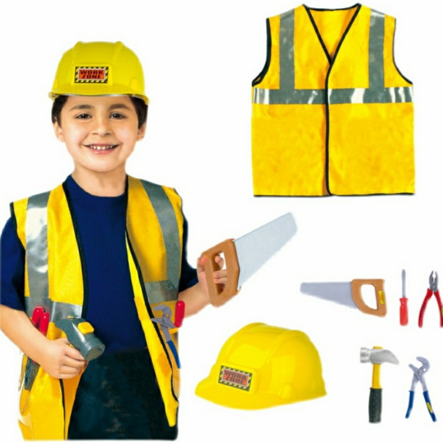 Construction worker costume pekerja bangunan cosplay anakbalita kostum