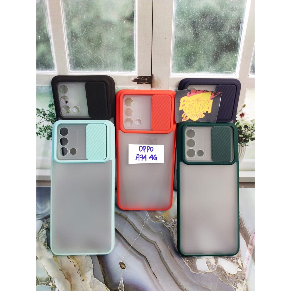 OPPO A74 4G CASE SLIDE PROTECTION SLEDING KAMERA / CASE SLIDE OPPO A74 4G - BENUA DUNIA