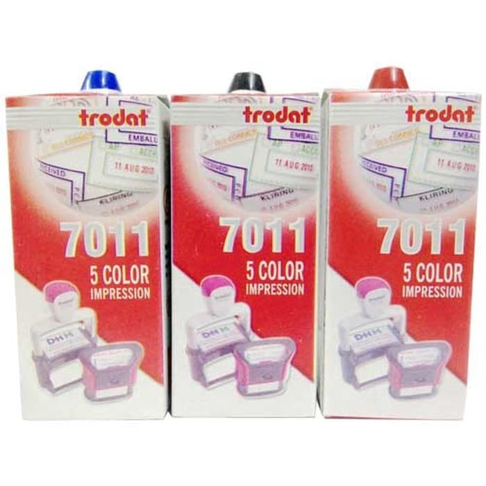 

Tinta Stempel Trodat Original - Merah, Biru, Hijau & Hitam
