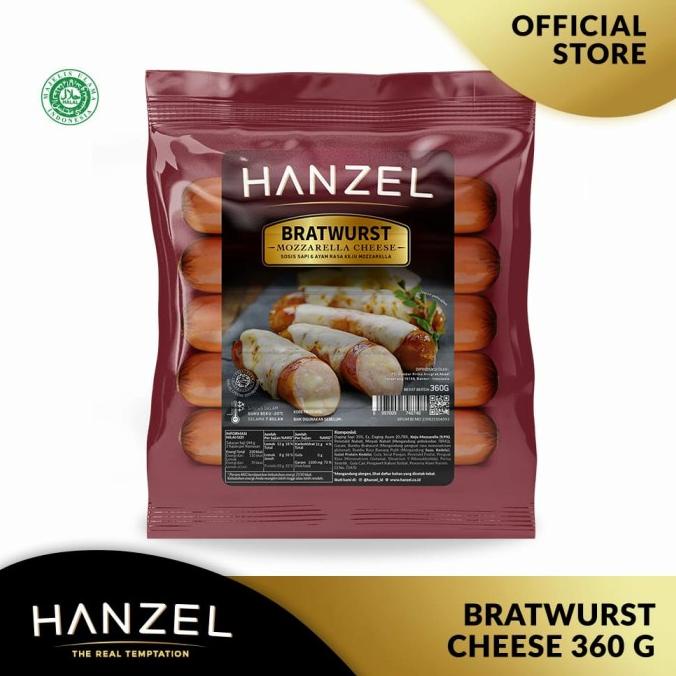 

windytriastuti13 Hanzel Bratwurst Cheese 360 gram TERLARIS TERPERCAYA ORIGINAL