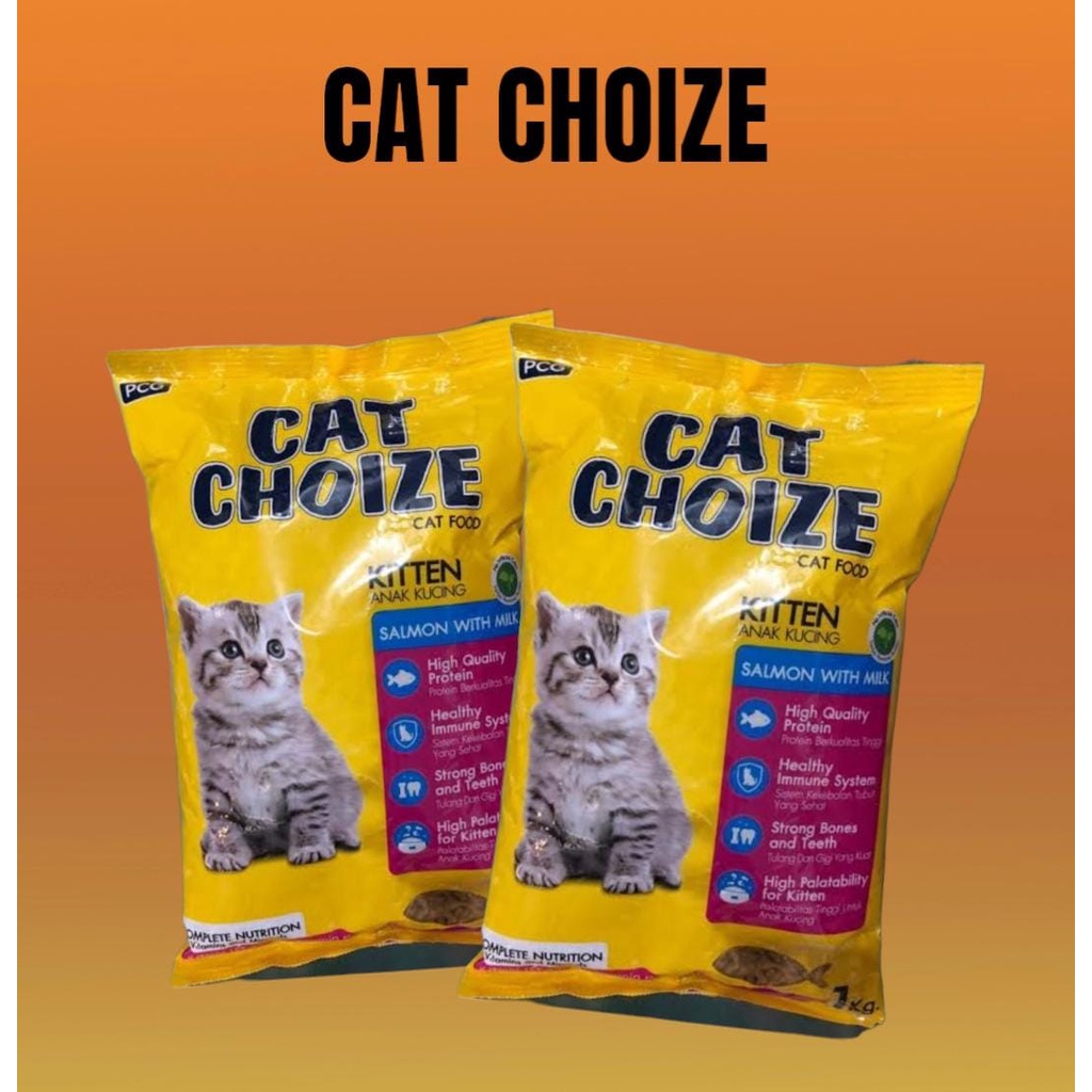 Pakan Kucing/CAT CHOIZE FOR KITTEN / CAT FOOD 1 kg / FRESH PACK