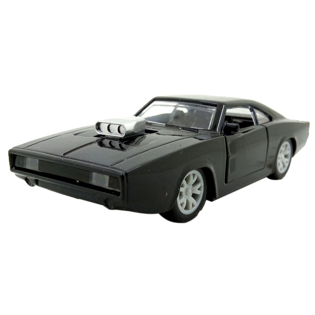 Toy Addict Plym0uth Barracuda Classic Car Hitam Diecast Mobil Klasik