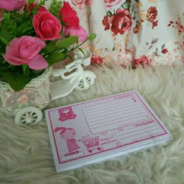 

Label Kertas Pengiriman - Motif Troli - Non Stiker - Tsabita Collection Solo