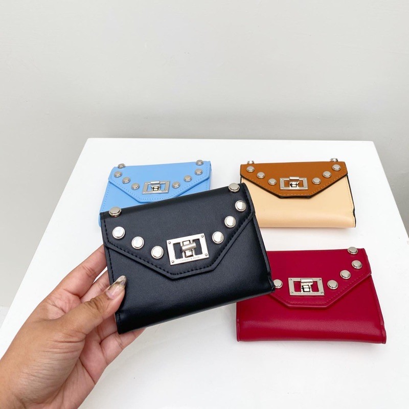 Studded Small Wallet