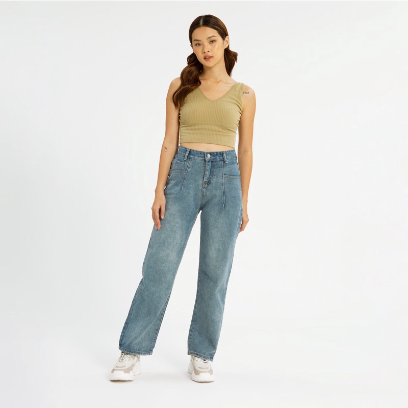 VIERLIN - Jeans 957 - CELANA JEANS BAGGY HIGHWAIST