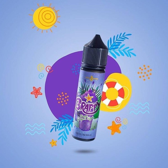 Grappy Frozen Grape &amp; Apple 60ML by Emkay Brewer x CMW Distribution