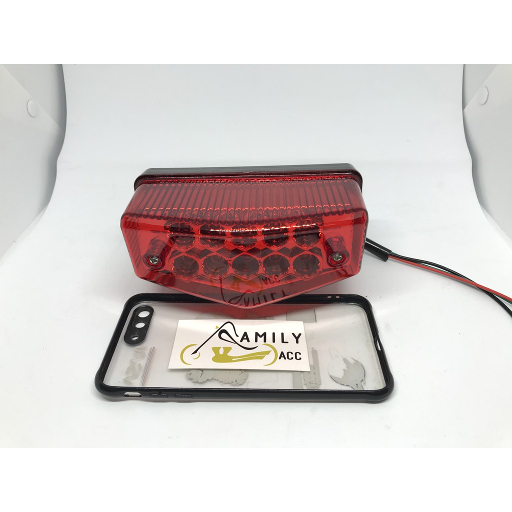 Lampu Stop Belakang LED Rx King New Mika Smoke/Merah Rxk