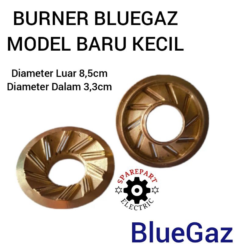 BURNER KECIL BLUE GAZ - BURNER KUNINGAN MODEL BARU KOMPOR BLUEGAZ KORINA XENTRO