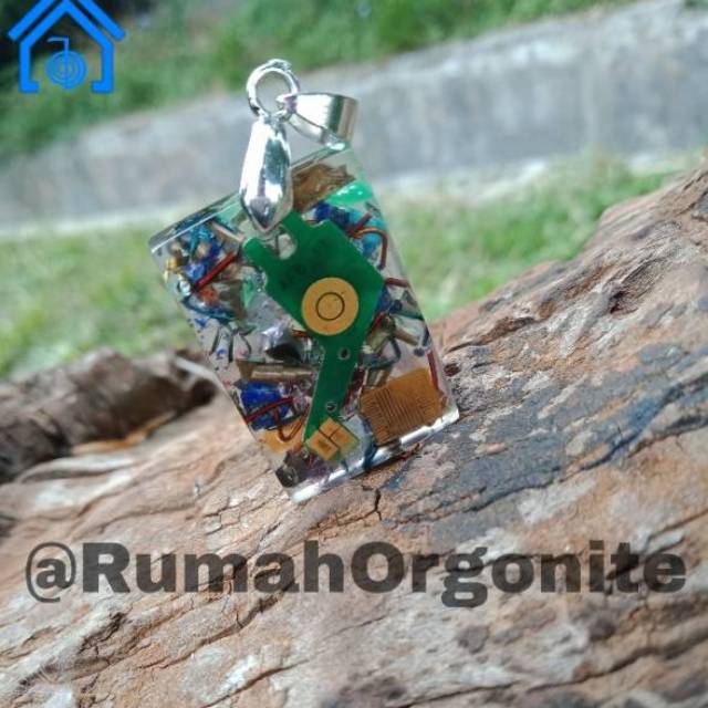 Antique Scalar Energy Pendant / Kalung Orgonite Aura Grounding