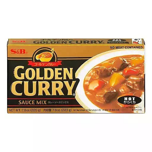 

New Arrival - S&B Golden Curry Sauce Mix Hot 220 Gram