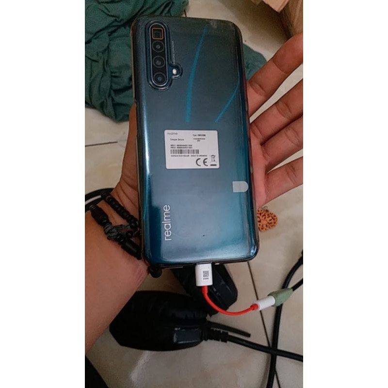 Converter Jack type C Realme 6 Realme 6 pro Sambungan Jack Audio Type C Realme 6 pro Realme 7 7pro
