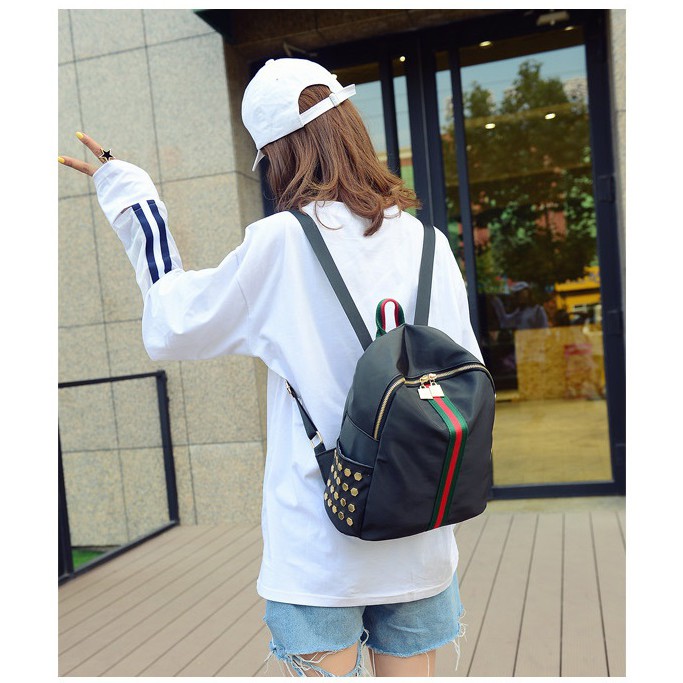 Backpack Tas Ransel Nilon CEWEK model gucci Tas Punggung wanita RNG