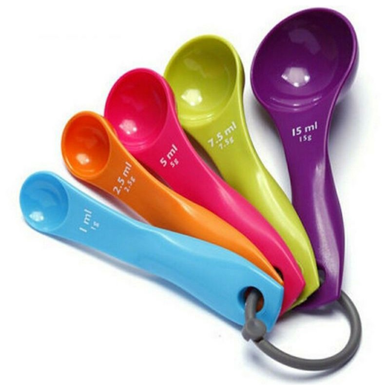 SENDOK TAKAR SET ISI 5 UKURAN / MEASURING SPOON MURAH