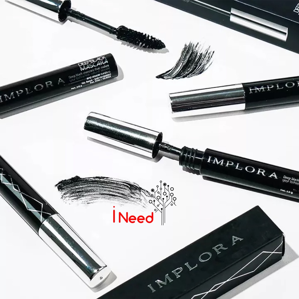 (INEED) Implora Deep Black Mascara - Mascara Implora (TERBARU)