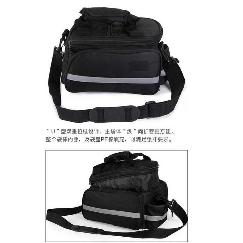 Tas Sepeda Bicycle Rear Carrier Bag tas belakang besar box anti air waterproof elektrik MTB lipat