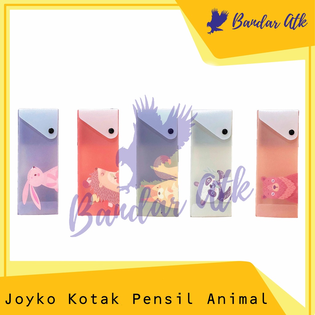 

JOYKO Tempat Pensil Pencil Case PC-0719AC/F Animal Calender [1 PCS]