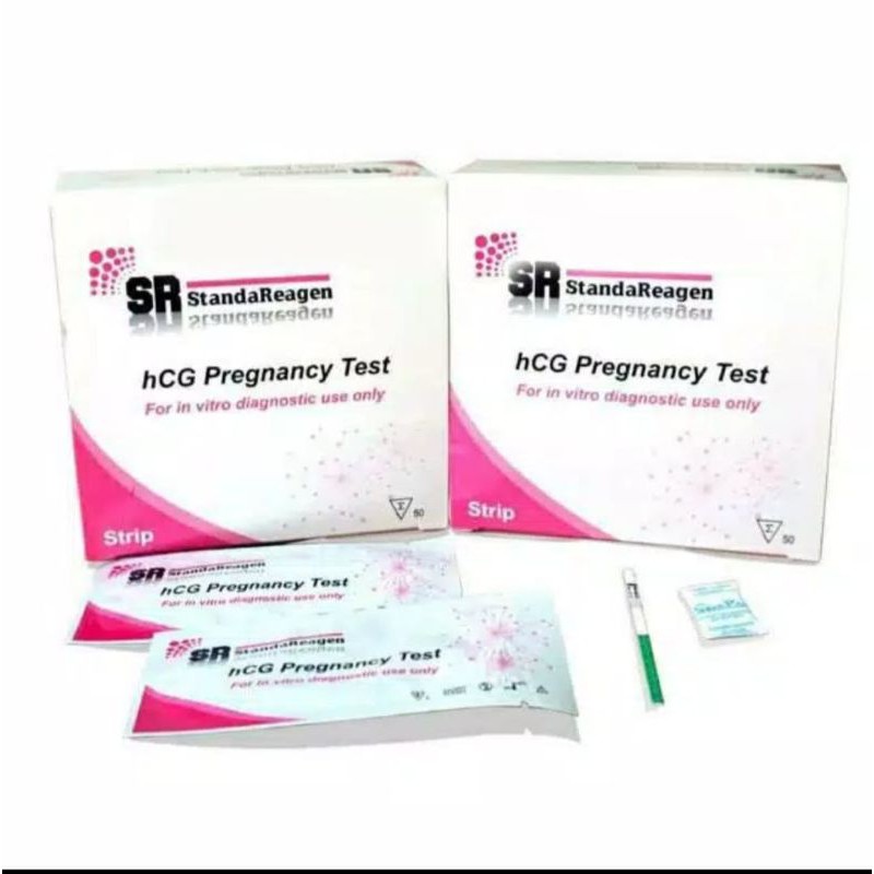 Tes kehamilan HCG STRIP StandaReagen ( SR ) strip - test kehamilan