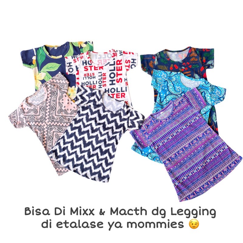 Baju Anak Kaos Anak Lengan Pendek Perempuan Cewek Callysta 1-8 Tahun Bahan Katun / T-shirts anak cew