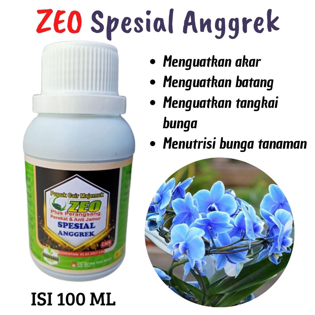 Pupuk Anggrek Bulan Cepat Berbunga, Zeo Spesial Anggrek Pupuk Majemuk