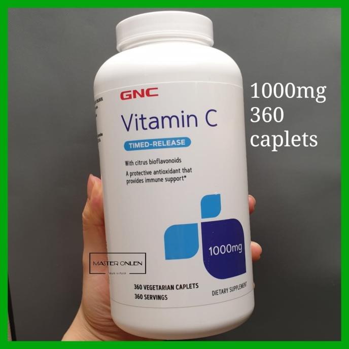 GNC Vitamin C 1000 mg 360 tablet Timed release vit c 1000mg Usa Lc