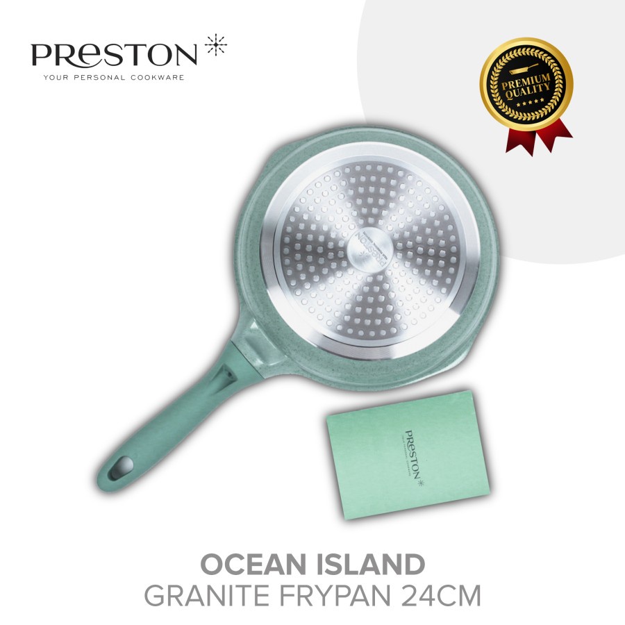 PRESTON COOKWARE - Ocean Island Granite Frypan 24cm Penggorengan Anti Lengket / Frypan Gift / Frypan Kekinian