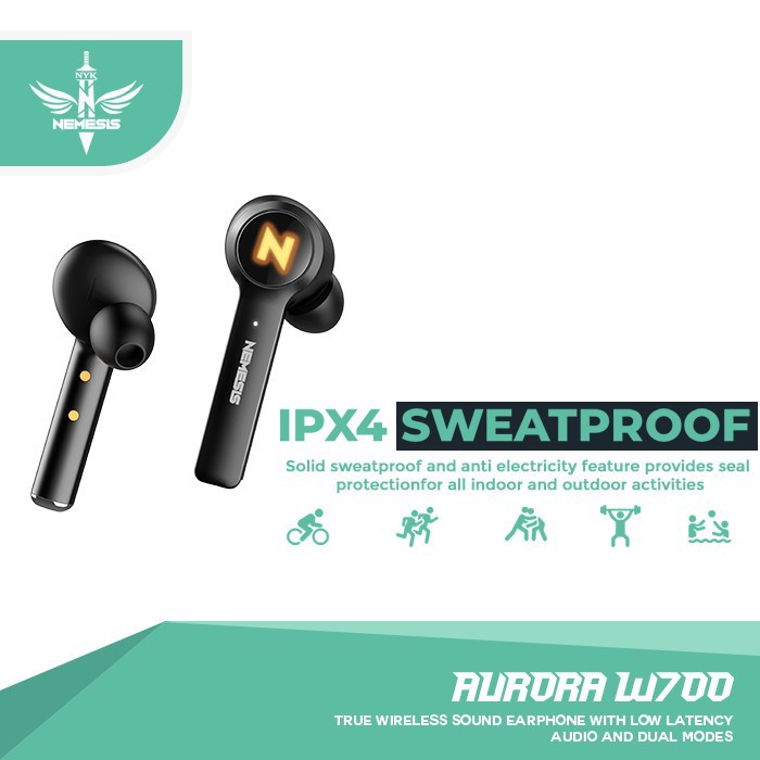 NYK Earphone W700 Aurora True Wireless Sound