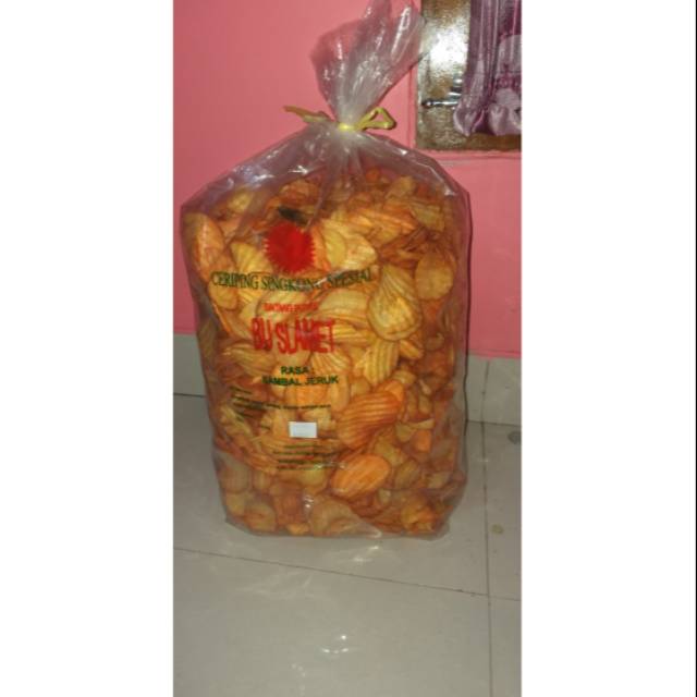 

Criping singkong sambal jeruk bu slamet