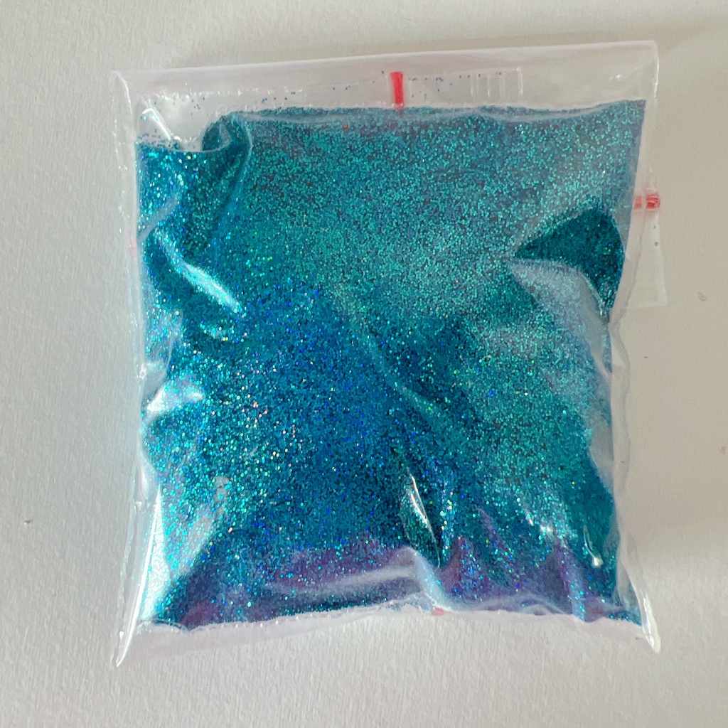 Sparkle Glitter HOLOGRAM BLUE 8 gr Stabilo Powder Serbuk Warna Warni Eceran Sablon Resin Pernak Pernik Hiasan Bubuk Padat DIY Kerajinan Kesenian Art Prakarya Seni Perlengkapan Bahan Face Craft Crafting Paint Painting Color Grosir Prakarya Malang