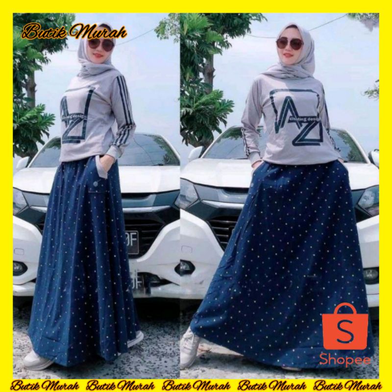 Setelan wanita muslim tunik celana kombi brukat terbaru 2022 kekinian model modern kondangan kiana