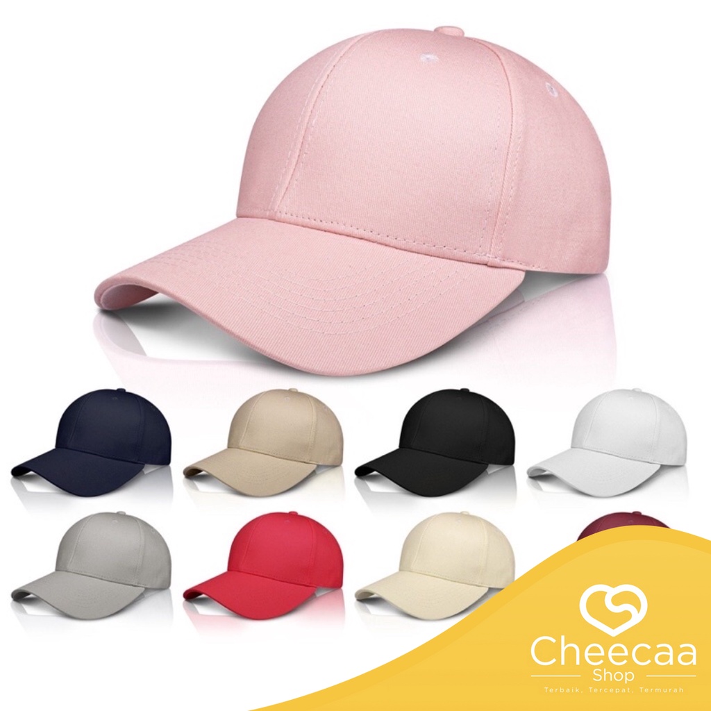 CC (TP3) Topi polos baseball bahan twill pengait rell premium (hat basic) topi baseball