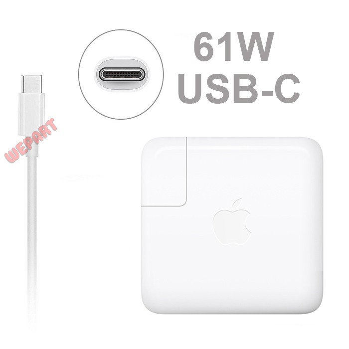 Adaptor Charger Macbook Pro Retina 13 61W 61 Watt USB Type C Magsafe