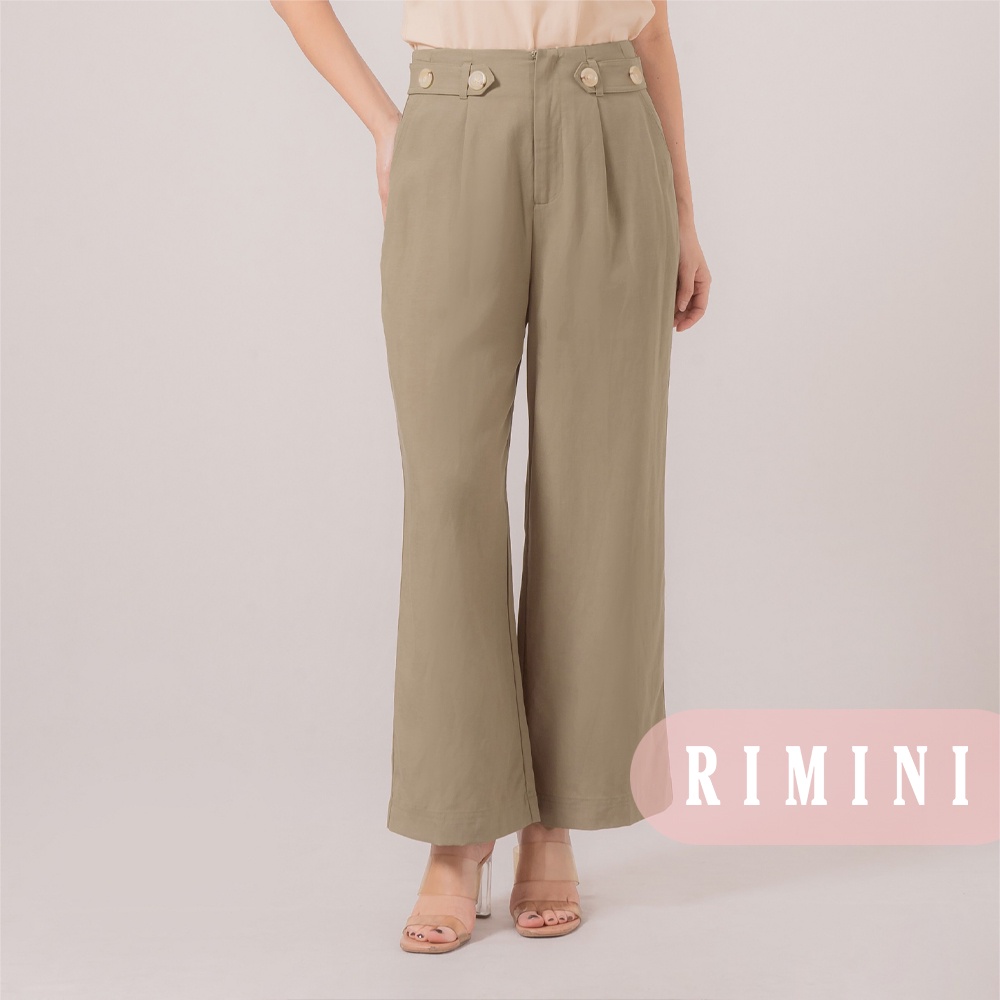 RIMINI - Celana Kulot Panjang Wanita Formal Size XS-XL - Stacy Pants 85541