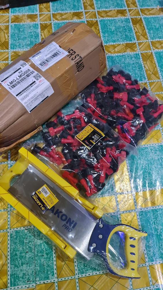 Tile Leveling Spacer Reusable Set 50pcs Alat Perata Level Pengatur Jarak Natt Keramik Granit Dinding