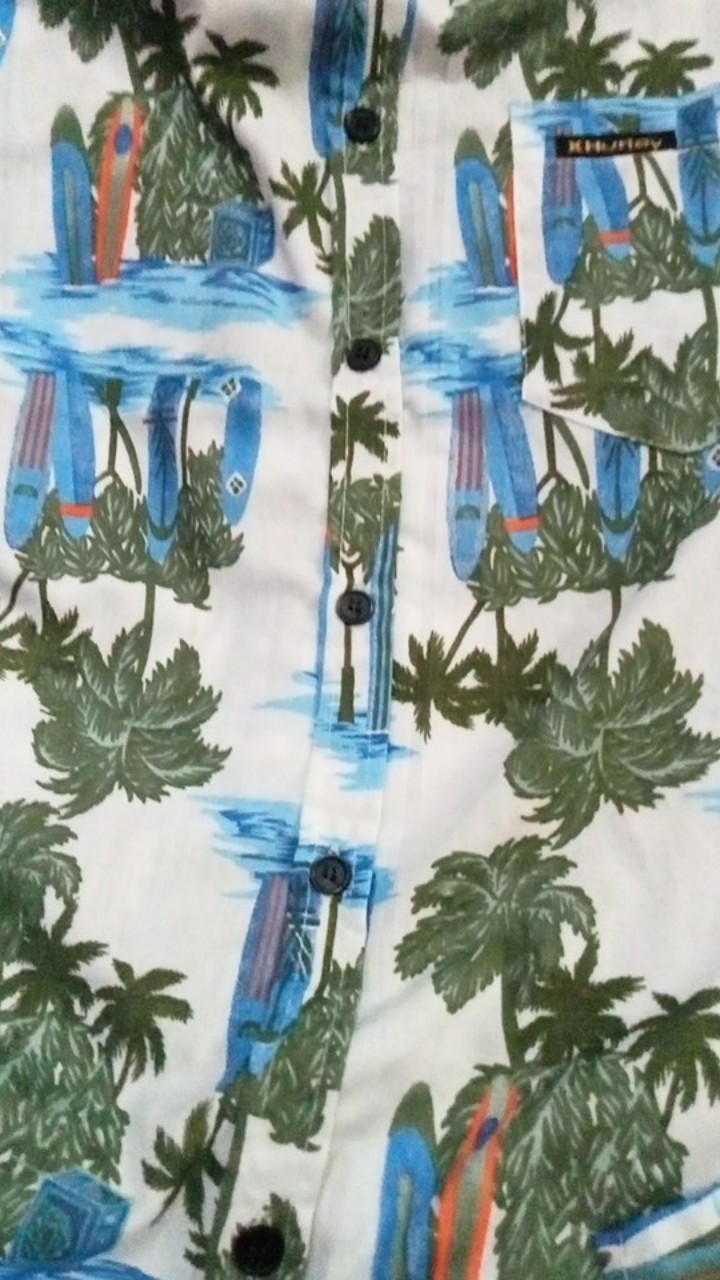 Kemeja Motif | Kemeja Surfing | Hem Pendek