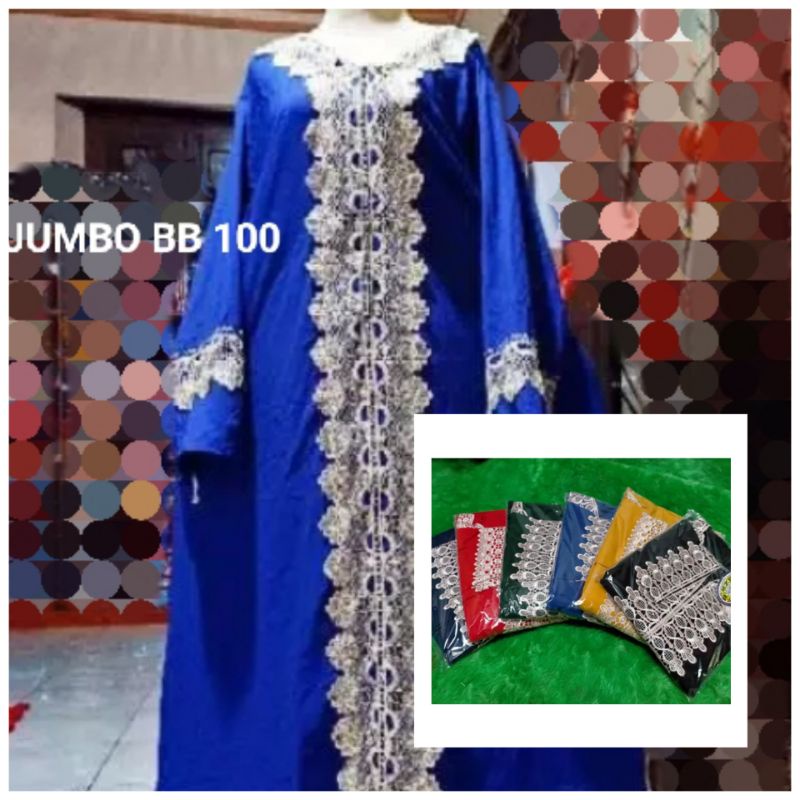 gamis Arabian super jumbo gamis rayon