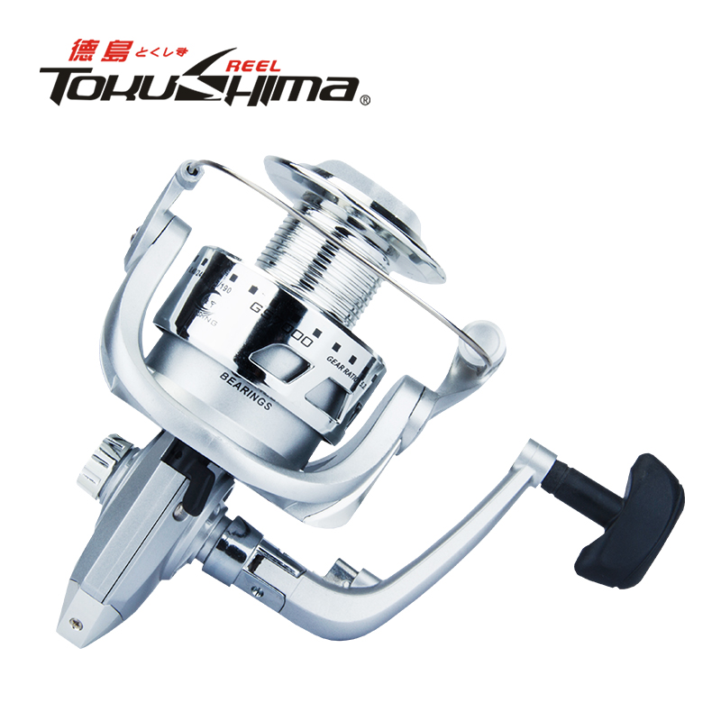 Max Drag Fishing Reel / Penggulung Senar Pancing Rasio 5.2: 1 7Kg Untuk Air Laut