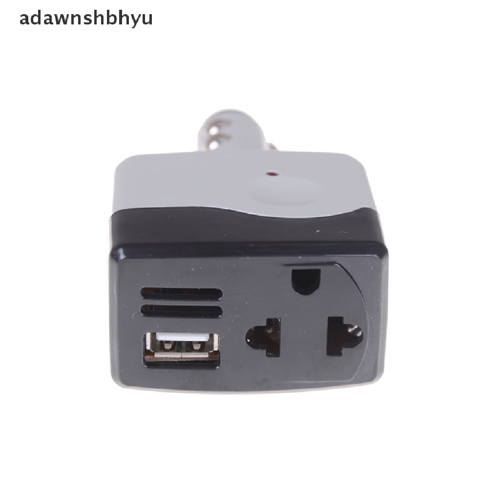 Adaptor Inverter Converter Handphone Mobil adawnshbhyu DC 12V /24V to AC 220V Charger Power