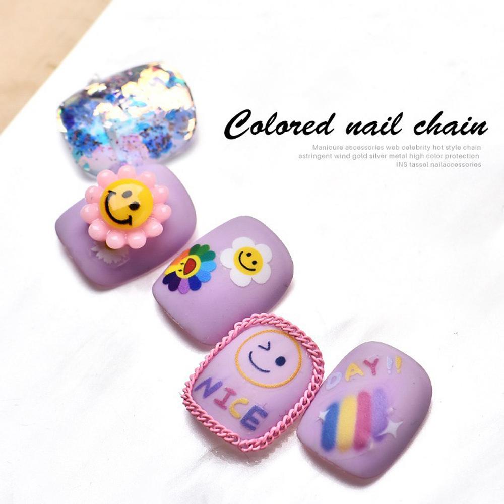 Mxbeauty Dekorasi Nail Art Gadis Jepang 3D DIY Aksesoris Manikur Logam