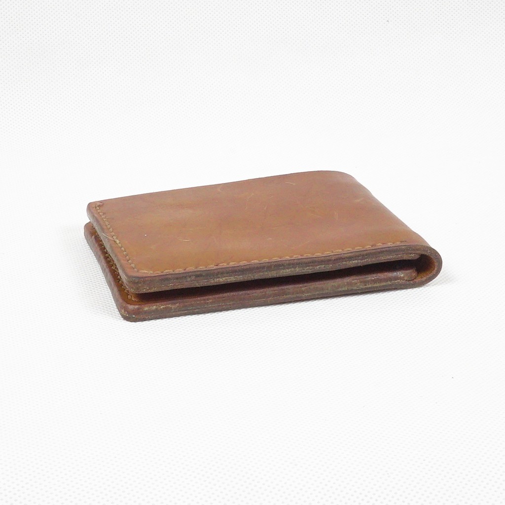 Dompet Pria Handmade Slim Kulit Sapi Crazy Horse Simple