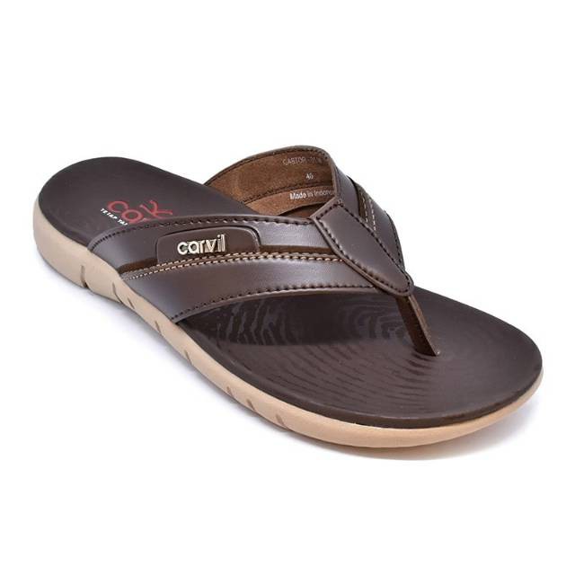 Sandal Pria Carvil Larrie 01 M (Brown)
