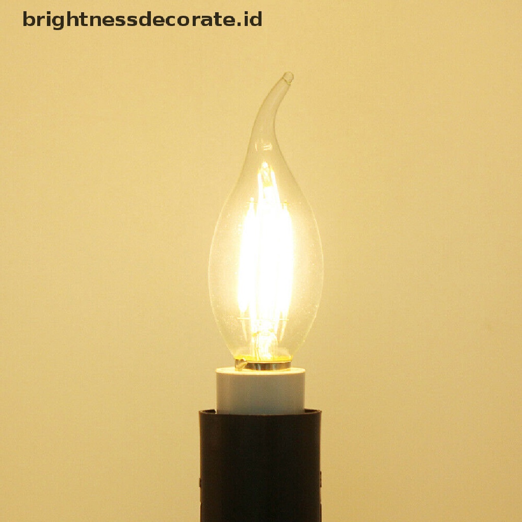 [birth] Dimmable E14 Bulb LED 2W 4W 6W Edison Retro Filament Candle Light 220V 240lm [ID]