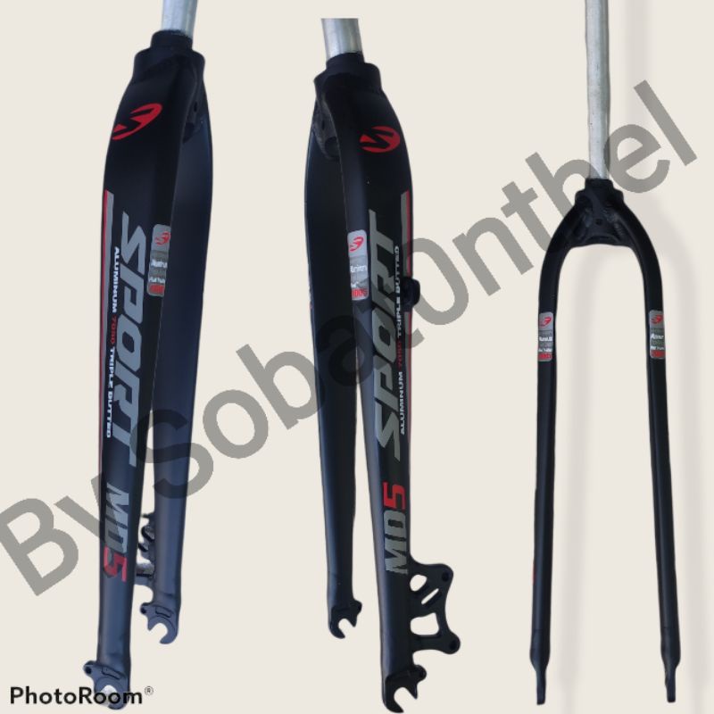 Fork / Garpu Rigid MTB Oversize Allsize Sport MD5 26 / 27 / 27.5 / 29 inch