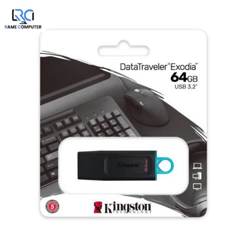 ORIGINAL Flashdisk Kingston DTX Data Traveler Exodia 64GB usb 3.2 High Speed